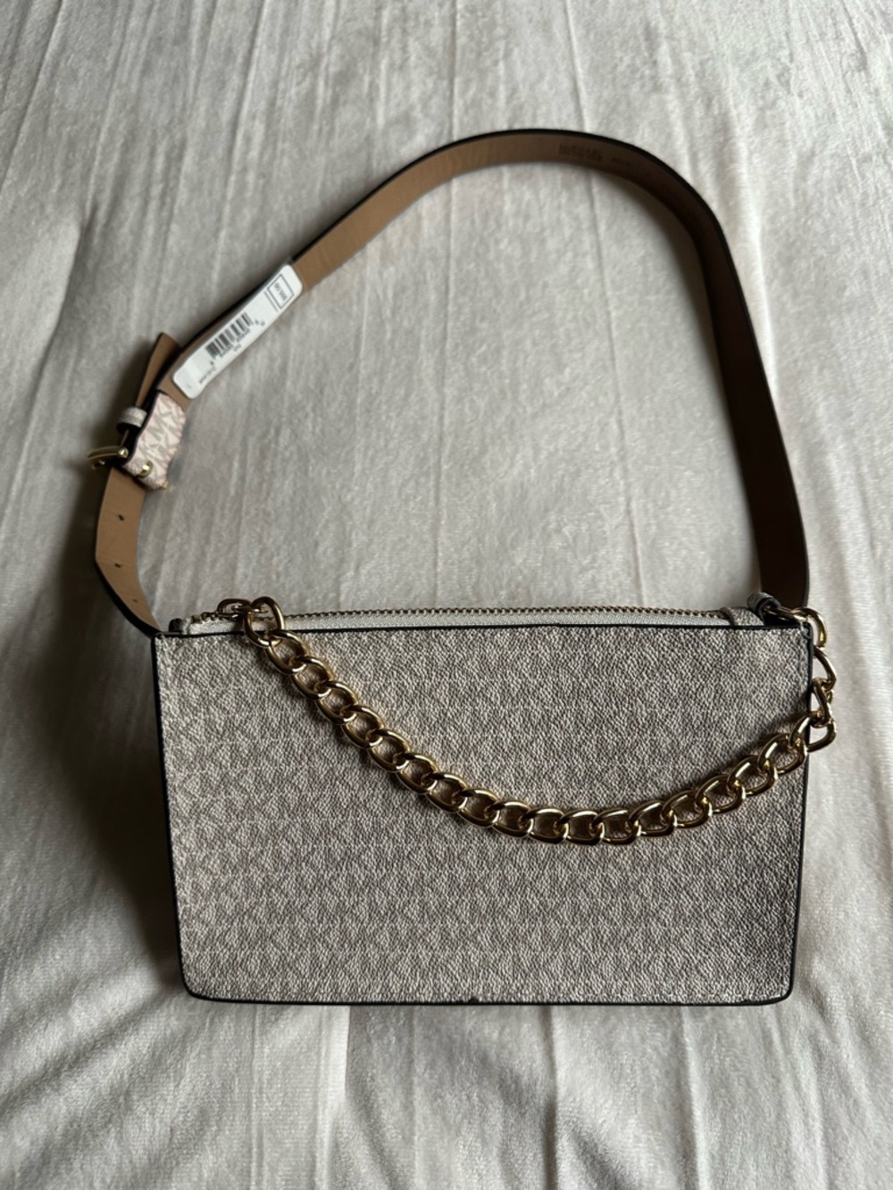 Michael Kors Belt Bag with Gold Chain, Size M, NWT
